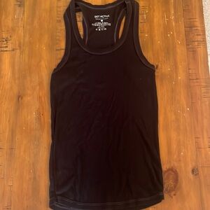 EUC set active black tank top size small